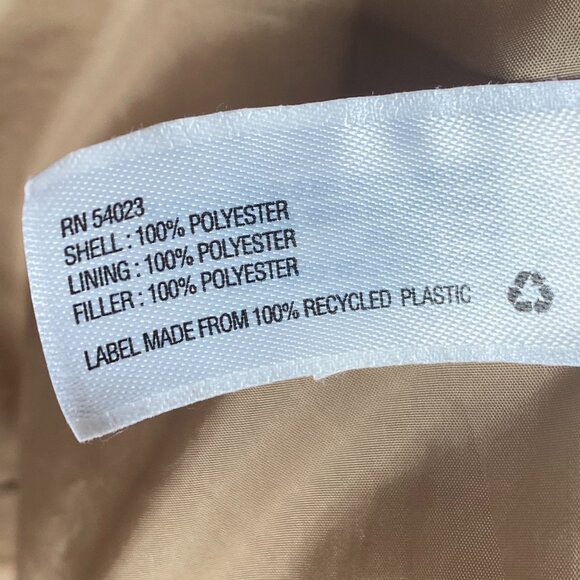 Gap Puffer Jacket Quilted LaSalle Red Belted Small Zip Snap Winter Warmth - Picture 6 of 11